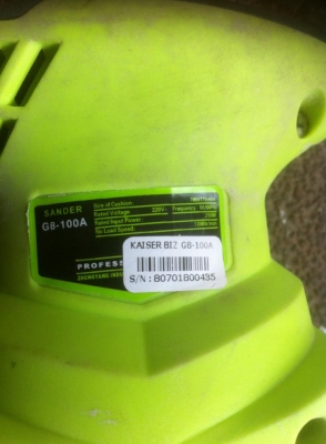 เครื่องเจียรไฟฟ้า4ต้ว เครื่องขัดกระดาษทราย BOSCH,HITACHI,MAKTEC 3000บาท