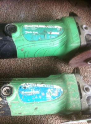 เครื่องเจียรไฟฟ้า4ต้ว เครื่องขัดกระดาษทราย BOSCH,HITACHI,MAKTEC 3000บาท