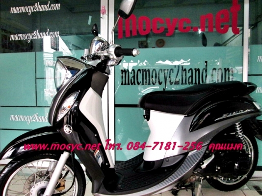 Fino fi รถเดือน พ.ย. ปี 56 สีดำเทา รุ่นใหม่ล่าสุด หัวฉีด ไมล์ 7854 โล ฟรีค่าโอน แถม 4 รายการ  31900
