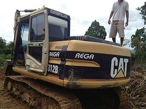 CAT 312B รถพร้อมใช้งาน ตอนนี้ใช้งานอยู่ เครื่องดี ปั๊มดี 087-2976734