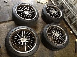 ล้อขอบ 18 5รู114 กว้าง 8.5 ครบชุด 4วง