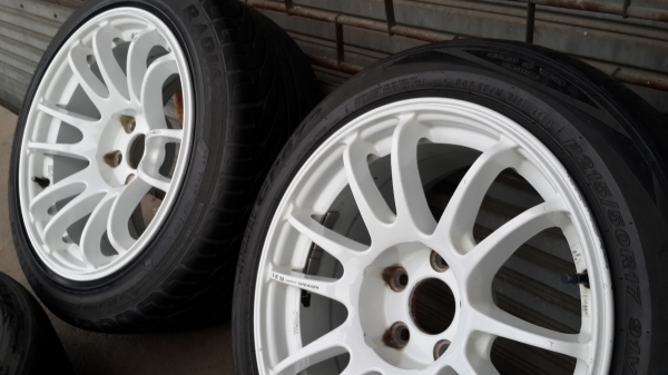 Advan RZ งาน cosmis ขอบ 17 5รู114 หน้า 8.5 หลัง 9.5 พร้อมยาง