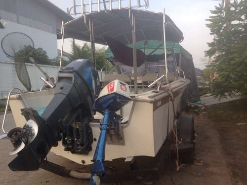 เรือ yamaha 18 ฟุตพร้อมเครื่อง tohatsu 90 แรง