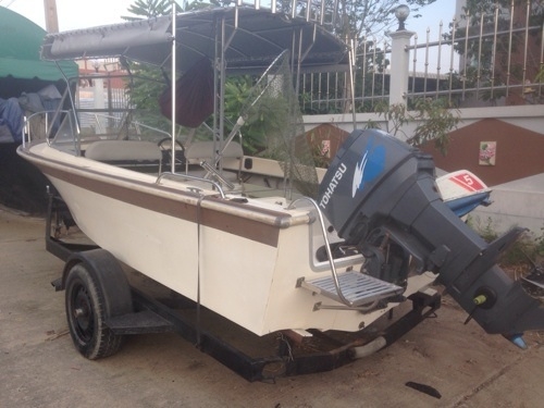 เรือ yamaha 18 ฟุตพร้อมเครื่อง tohatsu 90 แรง
