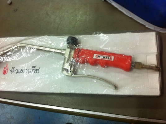 หัวพ่นไฟ แบบใช้แก็สอย่างเดียว มีหัวขนาดใหญ่ให้ประหยัดแก็ส บีดเมือต้องการให้ไฟออกมาก  (ของใหม่)