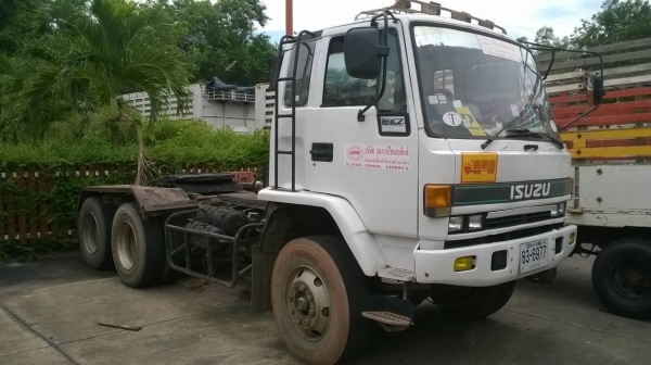 ขายหัวลาก 10 ล้อ 2 เพลา ROCKY 240 หัวขาว FXZ23KFY เครื่อง 6SD1 240 แรงม้า เกียร์ Easton คัสซีสวย เบรคทิฟฟี่ ทะเบียนพร้อมโอนครับ