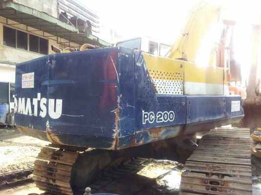 ขายรถขุดแบ็คโค โคมัสสุ200-3 สภาพร้อมใช้งาน เอกสารอินวอยซ์ ช่วงล่างดี เอวดี เครื่องเดิม ปั๊มเดิม ราคา590,000