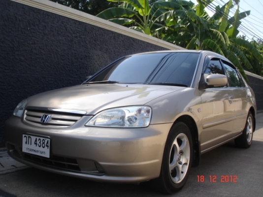 HONDA CIVIC 1.7 VTi-L โฉม Dimention สีบรอนซ์ทอง เบาะหนัง auto