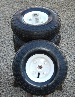 ล้อยางสารพัดประโยชน์ แบบเติมลมได้ 4.10/3.50 - 4 เพลา 5/8"