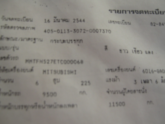 ขายรถ สิบล้อ MITSUBISHI ขายรถ สิบล้อ MITSUBISHI