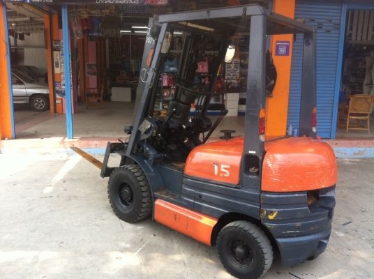 ขายฟอร์คลิฟต์ TOYOTA 6FGL15 ( เบนซิน) เกียร์ MT ขอบคุณมากครับคุณ อาร์ม ขายฟอร์คลิฟต์ TOYOTA 6FGL15 ( เบนซิน) เกียร์ MT ขอบคุณมากครับคุณ อาร์ม