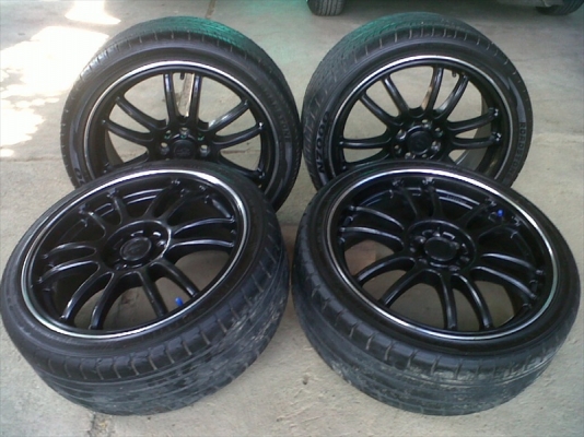 ขายแม็ก LG ขอบ 17 4H100/114 พร้อมยางครับ