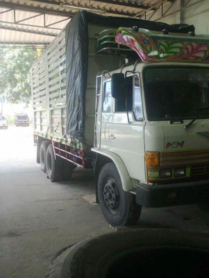 10 ลัอรั้ว HINO F18 เครื่อง HO7D กะบะเหล็กทั้งลูก รถพร้อมใช้งานทันที