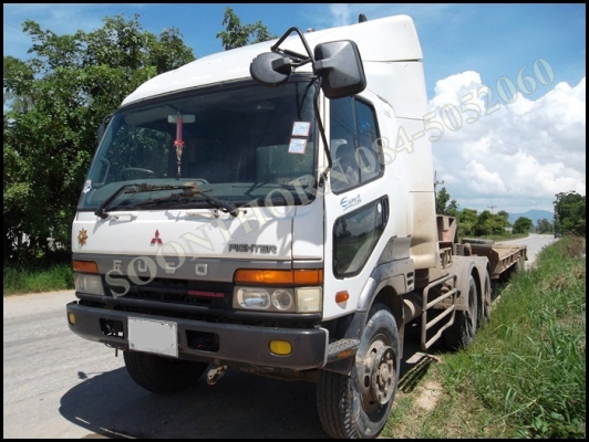 ขายด่วน รถบรรทุก 10 ล้อ MITSUBISHI FN527 220 เทอร์โบ หัวลาก พร้อมหาง โรเบทบรรทุกแม็คโค สภาพสวยมาก พร้อมใช้สุดๆ ราคาสุดคุ้ม