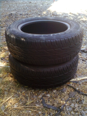 ปรับราคาใหม่ขายยาง goodyear 185/65R14 ปี09 จำนวน2เส้น