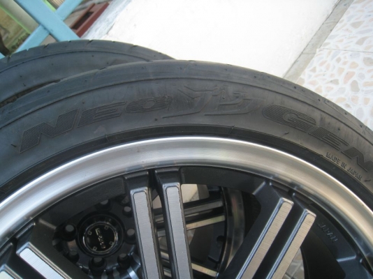 ขายล้อแม็ก 17"x7" et42 4/100,114 + ยางปี 10 ( 081-3747940)