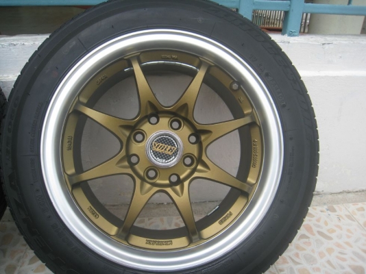 ขายล้อแม็ก CE28N 15"x7" 4/100 +ยางปี 09 ( 081-3747940 )