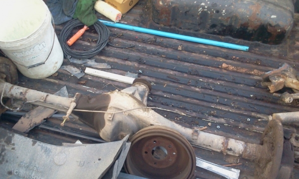 ขายคานหลัง toyota 839 กับชุดดิสหน้า