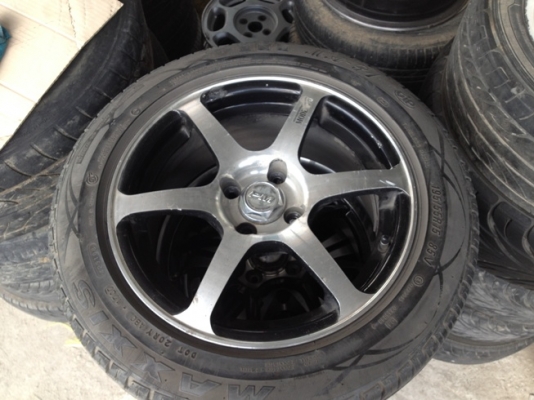 ขายแม็กมือ2 ลาย Model 6 ขอบ 15 4รู100+ยาง ราคา 6500 บาท ราคาถูกกก