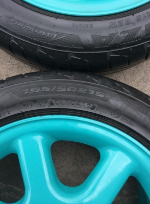 ขายล้อแท้ BUGATTI ขอบ15 4/100 พร้อมยาง RE002 ปี12 ถูกๆครับ ขายล้อแท้ BUGATTI ขอบ15 4/100 พร้อมยาง RE002 ปี12 ถูกๆครับ