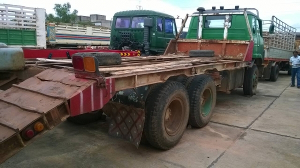 ขายเทนเลอร์ 10 ล้อ 2 เพลา บรรทุกแบคโฮ 200 NISSAN CW30M เครื่อง 230 แรงม้า พวงมาลัยพาวเวอร์ เบรคทิฟฟี่ เอกสารทะเบียนพร้อมโอนครับ ขายเทนเลอร์ 10 ล้อ 2 เพลา บรรทุกแบคโฮ 200 NISSAN CW30M เครื่อง 230 แรงม้า พวงมาลัยพาวเวอร์ เบรคทิฟฟี่ เอกสารทะเบียนพร้อมโอนครับ