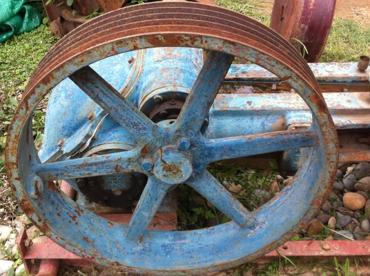 ปั็มน้ำแรงดันสูง GASA แบบ 2 ลูกสูบ 8 ห้อง พร้อมฐานเครื่อง ตัวเครื่องป้็มใหญ่มาก(หนักประมาณ 1 ต้น)