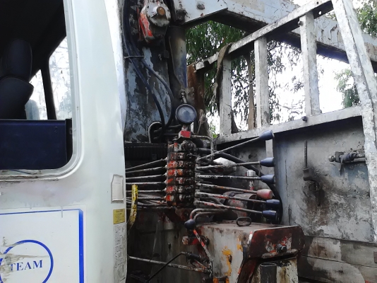 ขายอีกแล้วครับ HINO FF3H กระคาร์โก้ 7 เมตร ติดเครน ไมร์ดะ 3.9 ตัน