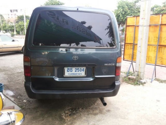 รถตู้ HIACE สวยเดิม เครื่องดีเซลแน่น แอร์พร้อม เบาะครบๆ