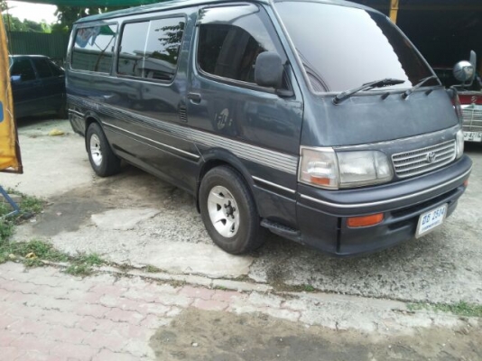 รถตู้ HIACE สวยเดิม เครื่องดีเซลแน่น แอร์พร้อม เบาะครบๆ