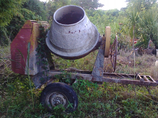 เครื่องโม่ปูนพร้อมล้อลาก