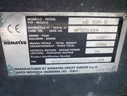 รถตักหน้าขุดหลัง Komatsu WB93R  5330ชม. นำเข้าเองจากสเปน สนใจโทร. 080-6565422
