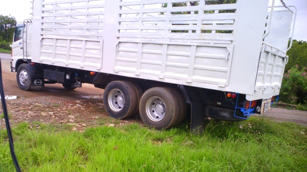 สิบล้อ HINO MEGA FL 220 รถปี48 รุ่นพิเศษ กระบะยาว 7.5 เมตร จัดไฟแน๊นซ์ได้เต็มร้อยเปอร์เซ็นต์ หลุดมัดจำ.