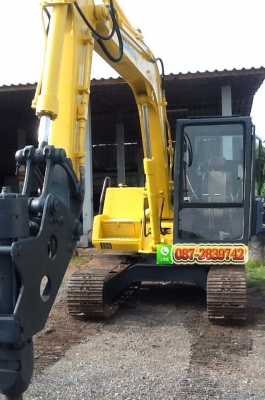 ขายรถแบคโฮ KOMATSU PC 60-5 S/N 231XX ให้หัวกระแทกพร้อมปุ๊งกี๋