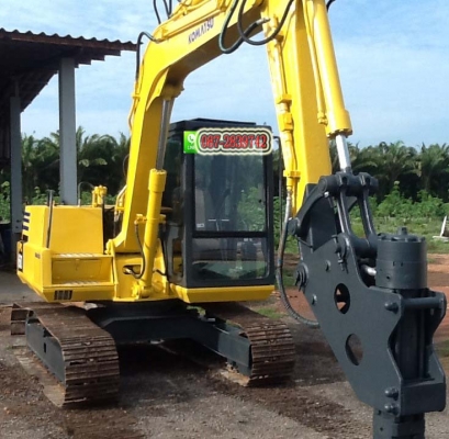 ขายรถแบคโฮ KOMATSU PC 60-5 S/N 231XX ให้หัวกระแทกพร้อมปุ๊งกี๋