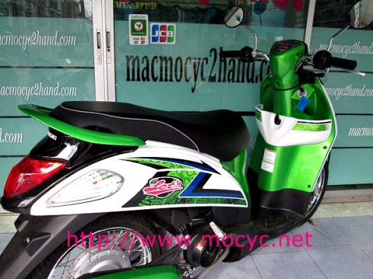 LET สีเขียว ระบบหัวฉีด รถเดือน กย.ปี 2556 ไมล์ 3518 โล รถมือสองราคาเบาหวิว 23900