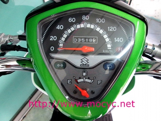 LET สีเขียว ระบบหัวฉีด รถเดือน กย.ปี 2556 ไมล์ 3518 โล รถมือสองราคาเบาหวิว 23900