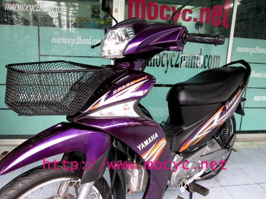 SPARK115 i สีม่วง รถเดือน ธ.ค.ปี56 รถมีเกียที่ประหยัดน้ำมันที่สุด 84 กม./ ลิตร แถม 3 รายการ  25900