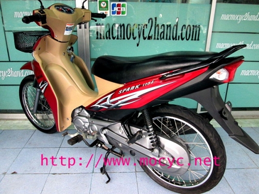 SPARK115 i สีน้ำตาลแดง รถเดือน ต.ค.ปี56 รถมีเกียที่ประหยัดน้ำมันที่สุด 84 กม./ ลิตร แถม 3 รายการ  25900