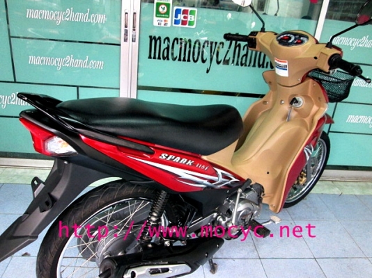 SPARK115 i สีน้ำตาลแดง รถเดือน ต.ค.ปี56 รถมีเกียที่ประหยัดน้ำมันที่สุด 84 กม./ ลิตร แถม 3 รายการ  25900
