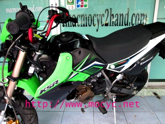 KSR ลายใหม่ล่าสุด( สต๊าทมือ )รถ 2 เดือนจด เม ย.ปี57 ไมล์1พันโล ฟรีค่าโอน แถม 4รายการ 49900