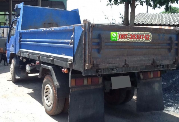 ขายดาวน์ รถบรรทุกดั้มพ์ 6 ล้อ ISUZU NQR 150 แรงม้า