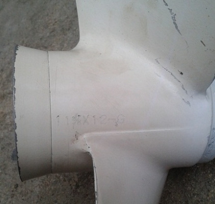 ใบพัดเรือ Yamaha 40-50แรง  พิท 12    11 3/8x12-G