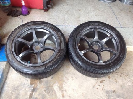 แม็กคู่ RG Z ขอบ18 กว้าง9 ออฟ20 5รู114  พร้อมยาง (มีสองวง)