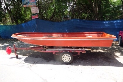 ขาย เรือไฟเบอร์ 3 ลอน 13 ฟุตเรือหล่อใหม่  ( ไม่รวมเทเลอร์ ) ราคา 25,000