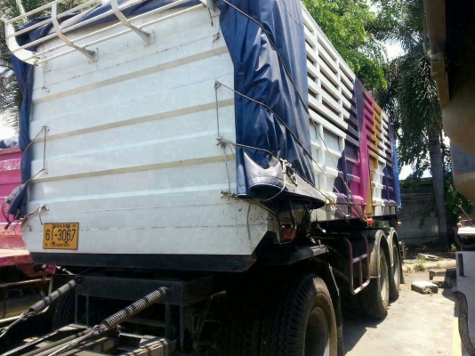 Hino mega แม่ลูกดั้มเกษร ปี 48 ลูก 3 คาน ต่ออู่มนัส