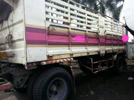 Hino mega แม่ลูกไม่ดั้ม ปี 46 ลูก 3 คาน ต่ออู่มนัส สภาพดี