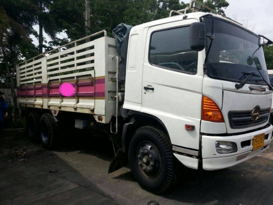 Hino mega แม่ลูกไม่ดั้ม ปี 46 ลูก 3 คาน ต่ออู่มนัส สภาพดี