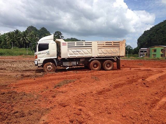 HINO MEGA FM 320 hp กระบะเหล็กดั้มสามมิตร  รถสวย ส่งจัดไฟแนนซ์ได้