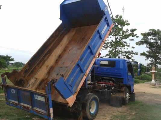 ขาย 6ล้อISUZU ดั้มสภาพพร้อมใช้งาน เครื่องเกียร์ดีแอร์เย็น เอกสารเล่มทะเบียน