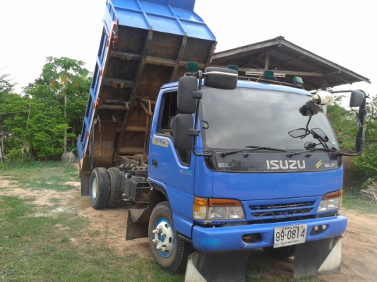ขาย 6ล้อISUZU ดั้มสภาพพร้อมใช้งาน เครื่องเกียร์ดีแอร์เย็น เอกสารเล่มทะเบียน